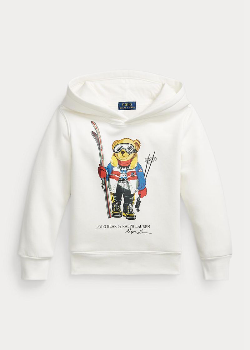 Sudadera Con Capucha Ralph Lauren Niño 1.5-6 Años Polo Bear Fleece Chile Blancas CROWA-7895